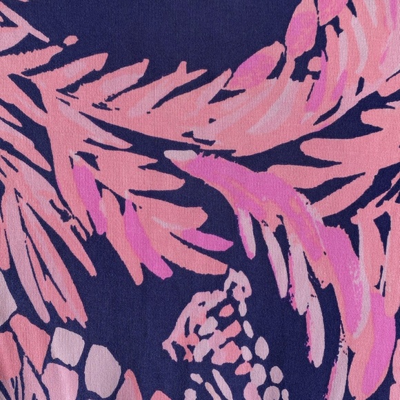 Lilly Pulitzer Felizia Silk Wrap Dress L - Picture 3 of 11